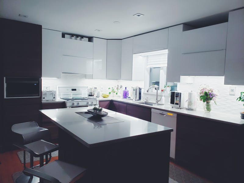 Kitchen after deep cleaning